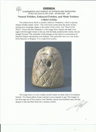 Orenda Report Treatise for Fetishes by Frank Aon pg1